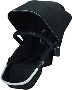 Evenflo Pivot Xpand Stroller Second Seat, Stallion, Black