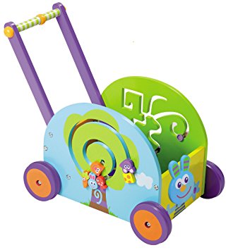 Boikido Wooden Push And Play - Rabbit Wagon