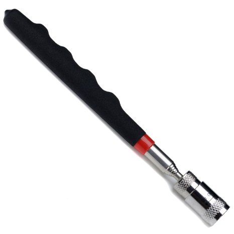 24-Inch Telescoping Magnetic Pick-Up Tool With LED Light-The Quick and Effective Powerful and Strong Extendable Retrieving Tool