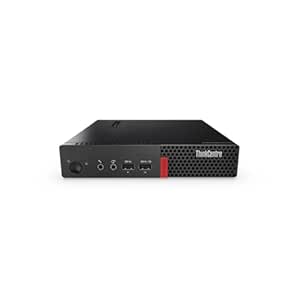 (Refurbished) Lenovo Thinkcentre M710q Desktop Computer Mini PC (Intel Core i3 6th Gen, 8 GB DDR4 RAM, 256 GB SSD, Windows 11, MS Office, Intel HD Graphics, USB, DP), Black