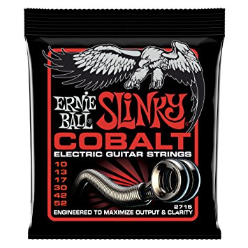 Ernie Ball Cobalt Skinny Top Heavy Bottom Set, 10 - 52