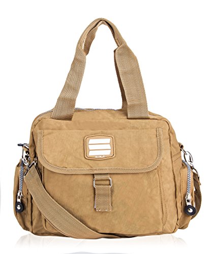 Suvelle Go-Go Travel Crossbody Bag Shoulder Handbag Multi Pocket Messenger Nylon Purse 1508