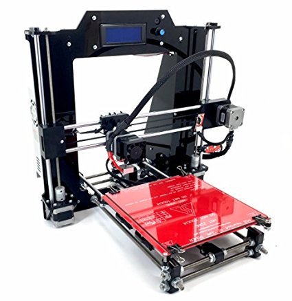 [REPRAPGURU] DIY RepRap Prusa I3 V2 Black 3D Printer Kit With Molded Plastic Parts USA Company