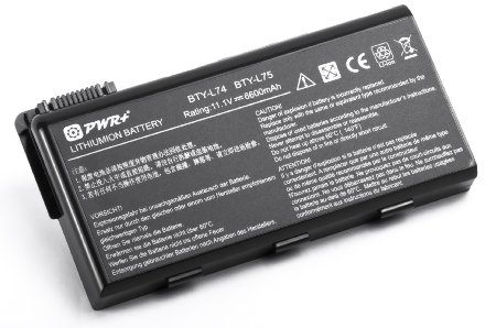 Pwr  Extended-Laptop-Battery for MSI-A5000-A6000-A6200-Cr500 Cr600-Cr620-Cx623-Cx630-Cx700 A6005 A6203 A6205 A7005 A7200 Cr610 Cr610x Cr630 Cr700 Cx500 Cx500dx Cx600 Cx600x Cx605 Cx610 Cx620 Cx620mx Cx620x Cx705 Cx705mx Cx720 Ex460 Ex610 Ge700