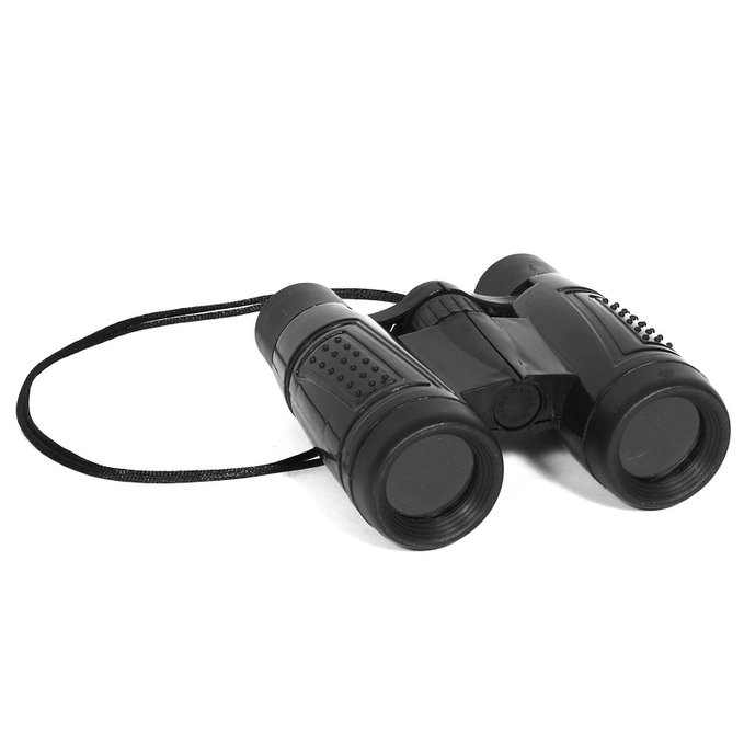 Toy Plastic Black Binoculars