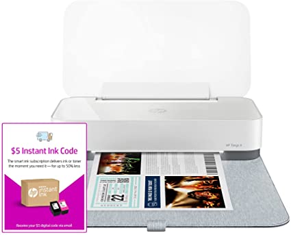 HP Tango X Smart Wireless Printer with Indigo Linen cover (3DP64A) and Instant Ink $5 Prepaid Code