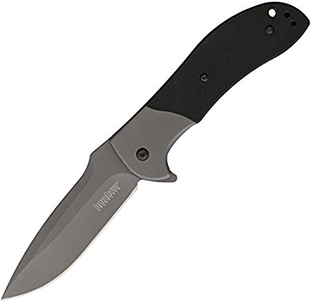 Kershaw Scrambler 3890 G-10 / Steel Handle, Titanium Carbo-Nitride Coated Bolster, Black