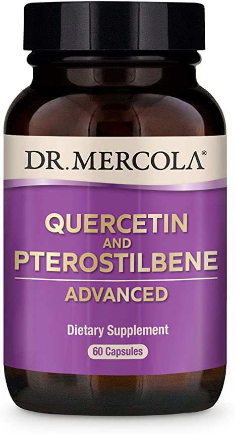 Dr Mercola Quercetin and Pterostilbene Advanced, 60 Capsules