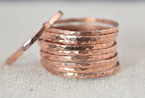 Super Thin Copper Stackable Ring (Sold Individually)