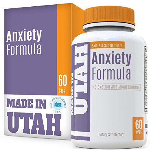 Natural Anxiety Formula & Stress Support Supplement - With All-Natural Ingredients That Helps Manage Stress And Soothe The Mind, Boosts Serotonin To Keep You Calm And Happy