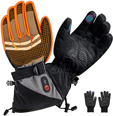  J JINPEI Heated Gloves for Men Women with Rechargeable