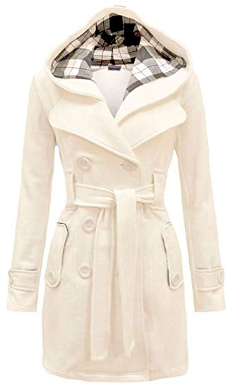 Noroze Womens Long Sleeve Belted Button Fleece Coat Size S M L XL 12 14 16 18 20 22