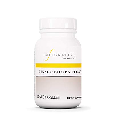 Integrative Therapeutics - Ginkgo Biloba Plus - Standardized Ginkgo Extract with Phosphatidylcholine in a 1:2 Ratio - 120 Capsules