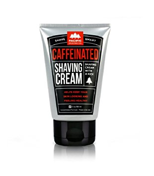 Pacific Caffeinated Shvng Size 3z Pacific Caffeinated Shaving Cream 3z