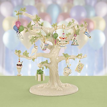 Happy Birthday 12-piece Ornament Set by Lenox