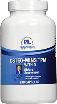 Progressive Labs Osteo-Mins PM with D Supplement, 240 Count