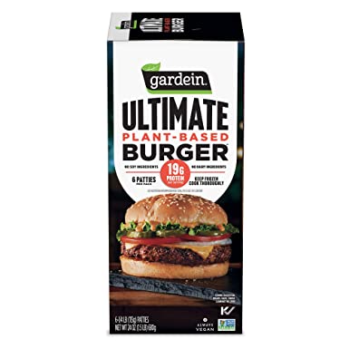 Gardein Ultimate Plant-Based Burger, 1/4 lb. Frozen Patties, 6 Count