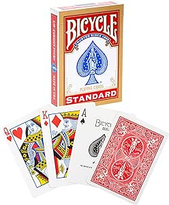 Bicycle Playing Cards, Poker Size, Blue Back