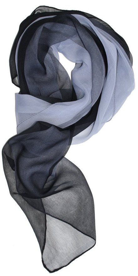 Love Lakeside-Womens Silk Blend Ombre Oblong Scarf