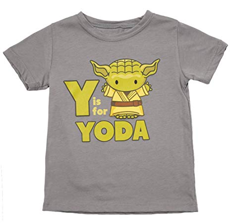 Mighty Fine Star Wars Y is for Yoda Toddler T-Shirt