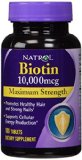 Natrol Biotin 10000 mcg Maximum Strength Tablets 100 Count Pack of 2