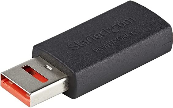 StarTech.com Secure Charging USB Data Blocker Adapter Male to Female