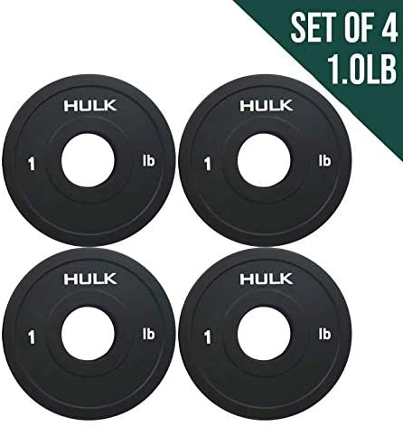 Hulk Olympic Fractional Plates by Wick & Wire - Micro Weight Plates for Barbell or Dumbbell