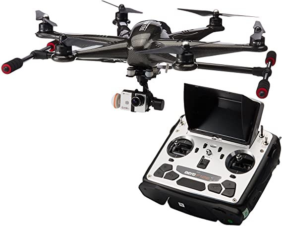 Walkera TALI H500 RTF1 FPV RC Drone Hexacopter with G-3D Brushless Gimbal, iLook  Action Camera (Black)