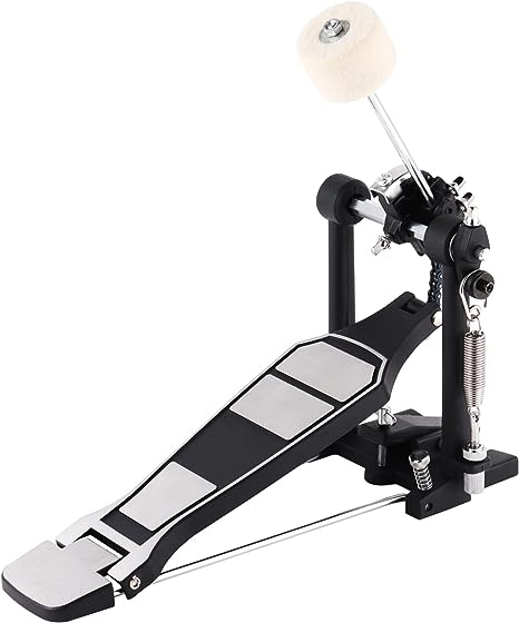 Bass drum pedal,Double Chain Drum Step on Hammer,Single Bass Drum Pedal come with Drum Beater Stick
