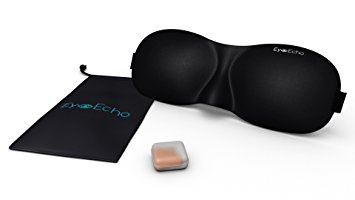 Eye Echo Innovative Solutions- Contour Sleeping Eye Mask with Ear Plugs & Carry Case