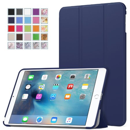 MoKo iPad Mini 4 Case - Ultra Slim Lightweight Smart-shell Stand Cover Case With Auto Wake  Sleep for Apple iPad Mini 4 2015 edition 79 inch iOS Tablet INDIGO