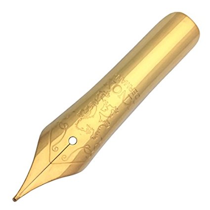 Knox, #6 German Fountain Pen Nib, Gold, Fine