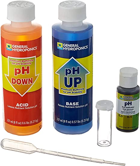 General Hydroponics pH Control Kit for a Balanced Nutrient Solution, 1 Pack