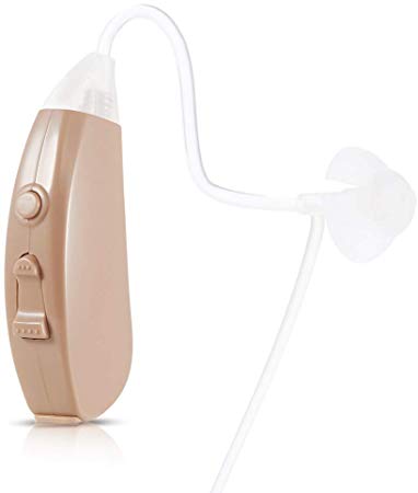 iBstone Vive10 Digital Hearing Amplifier for Adults and Seniors, Easy Operation BTE Hearing Aid to Enhance Hearing with Noise Reduction, FDA Approved Hearing Device Recommended by Audiologist