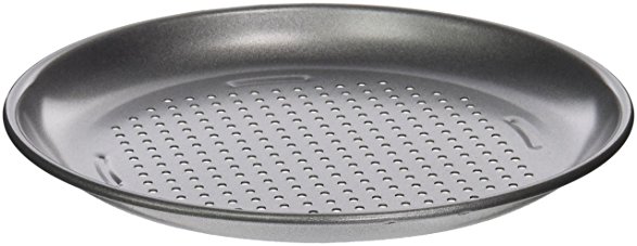 Cuisinart CMBM-4PP 4 Piece Pizza Pan Set, Mini, Steel Gray