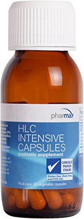 Pharmax - HLC Intensive Capsules - Probiotics to Promote Optimal Intestinal Health in Children and Adults* - 30 Vegetable Capsules