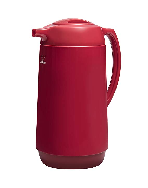 Zojirushi AHGB-10DRA Thermal Serve Carafe, 1.0 Liter, Red, Made in Japan