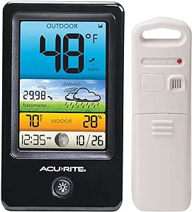 AcuRite 00509 Color Weather Station with Count Temperature/Humidity/Forecast