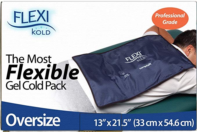 FlexiKold Ice Pack (Extra Large) - Reusable Gel Cold Pack for First Aid, Sports Injuries, Pain Relief and Cold Therapy, (Oversize: 54.6 cm x 33 cm)