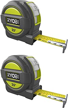 Ryobi 25 ft. Tape Measure Combo Set