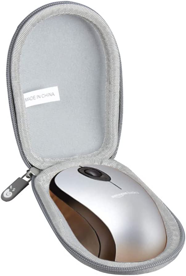 Hermitshell Travel Case for AmazonBasics Wireless Mouse Nano Receiver MGR0975 (Grey)
