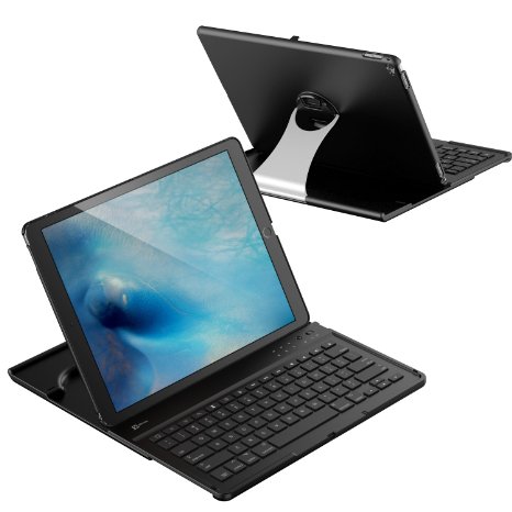 iPad Pro Keyboard JETech Wireless Bluetooth Keyboard Case for Apple iPad Pro 129 with Multi-Angle Stand