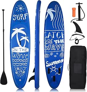 COSTWAY SUP Stand Up Paddle Board Tavola da SUP Gonfiabile, con Pagaia e Pompa