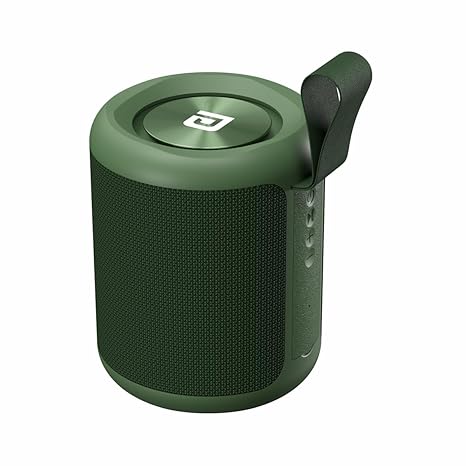 Portronics SoundDrum P 20W Portable Bluetooth Speaker with 6-7 hrs Playback Time, Handsfree Calling, USB Slot, Aux-in Port, Type C Charging (Green)