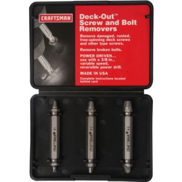 Craftsman 3 pc. Deck-Out Screw and Bolt Removers 9-52151