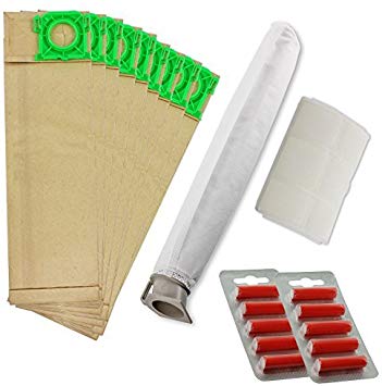 Spares2go Vacuum Cleaner Service Kit For Sebo X Series Vacuum Cleaners (Includes 10 Bags, 2 x Filters & Fresheners)
