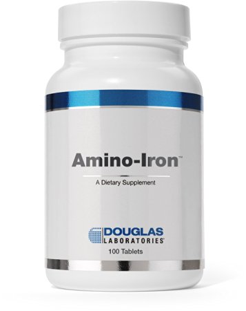 Douglas Laboratories® - Amino-Iron - Highly Absorbable Iron / Amino Acid Supplement - 100 Tablets