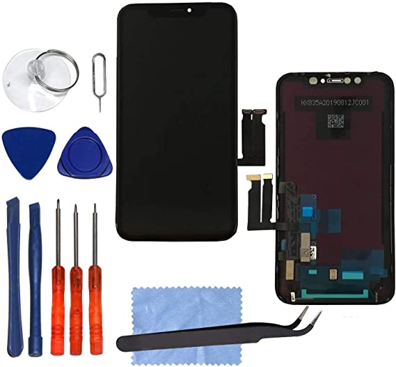 CELL4LESS LCD Touch Screen and Digitizer Assembly Kit for The iPhone XR 6.1 inch Display A1984, A2105, A2106 & A2108 Models (iPhone XR)