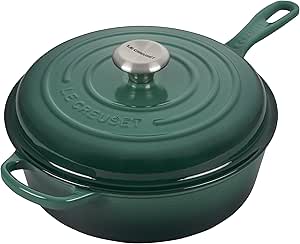 Le Creuset Enameled Cast Iron Signature Cassadou, 3.75qt., Artichaut