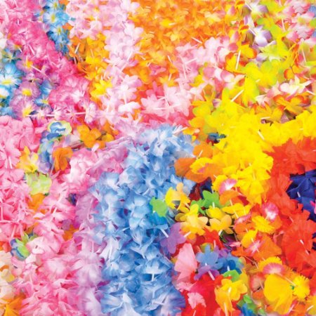 100 assorted Flower leis -wholesale LUAU party supplies